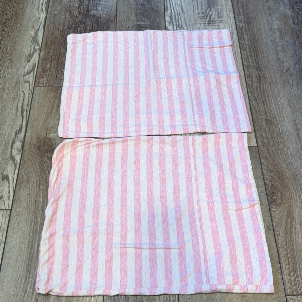 NTBAY®️ Lot x 2 Cotton Jersey Knit Stripe Toddler Travel Pillowcases|